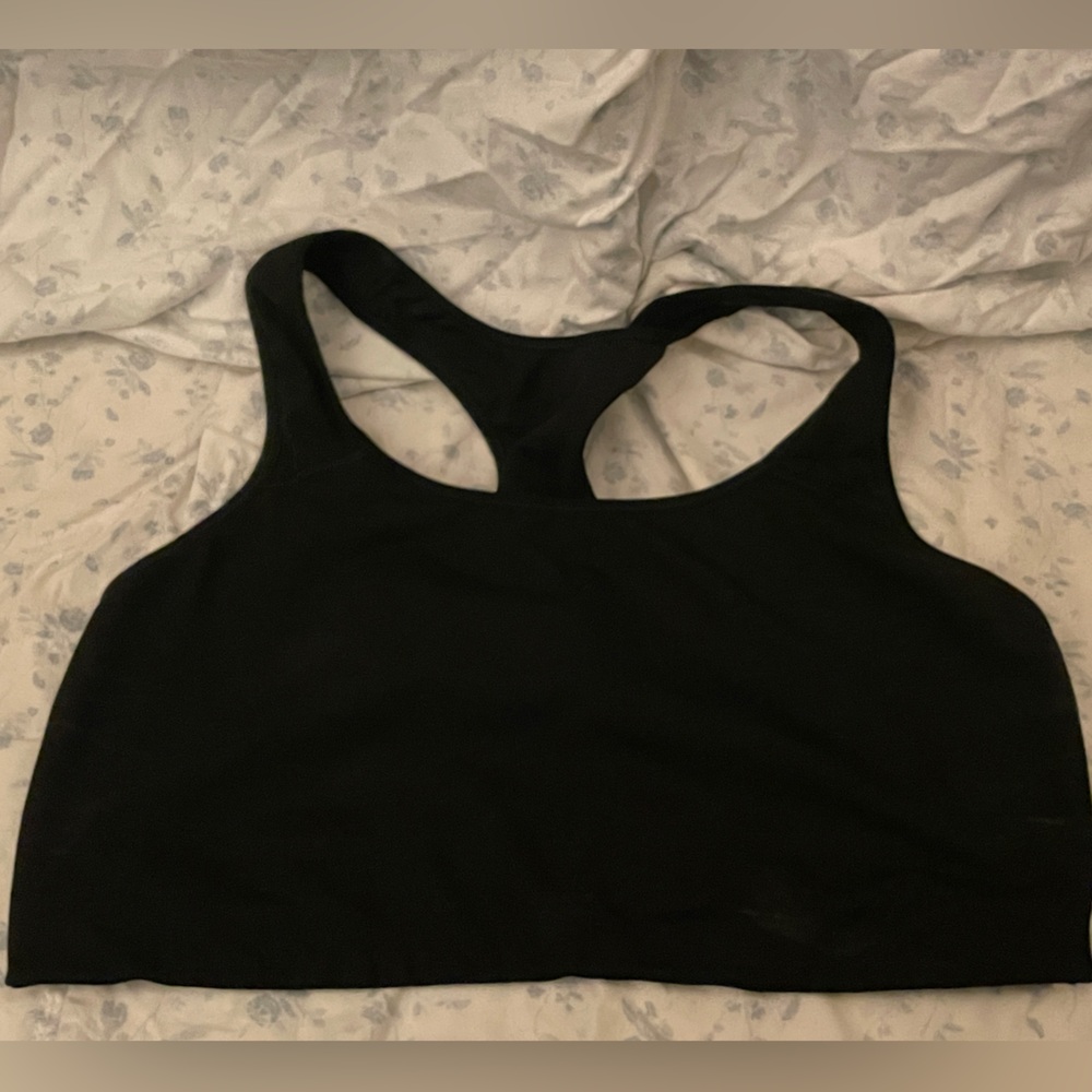 Old Navy Black Racerback Sports Bra